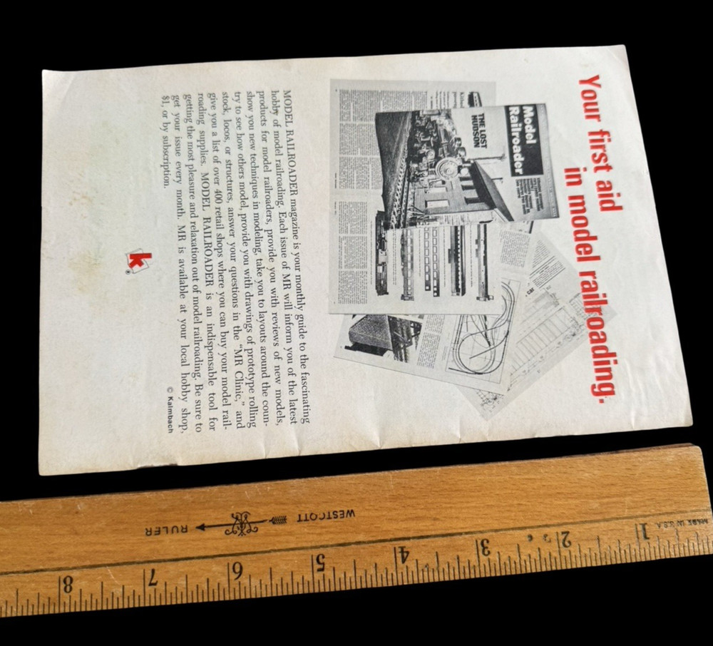 Scale Modeling Railroading Guide Model Magazine Vintage 1979 Train Hobby