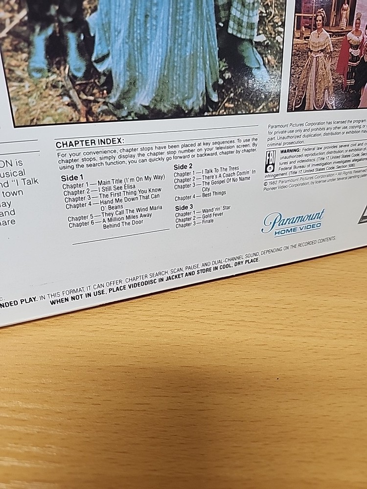 Paint Your Wagon (Laserdisc)