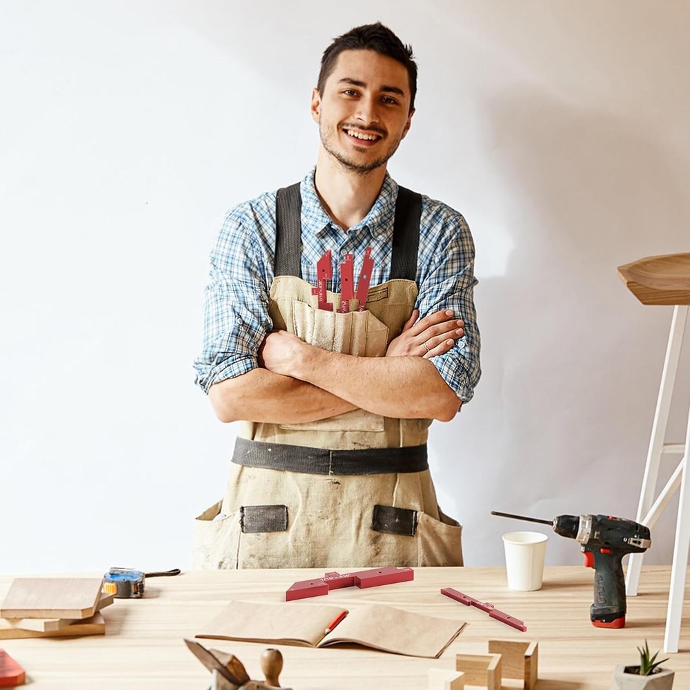 Router Table Setup Bars,Height Depth Angle Woodworking and Storage Pouch