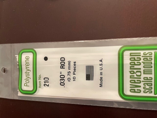 STRIPSTYRENE/ POLYSTYRENE/STYRENE -EVERGREEN SCALE MODELS-VARIOUS SIZES