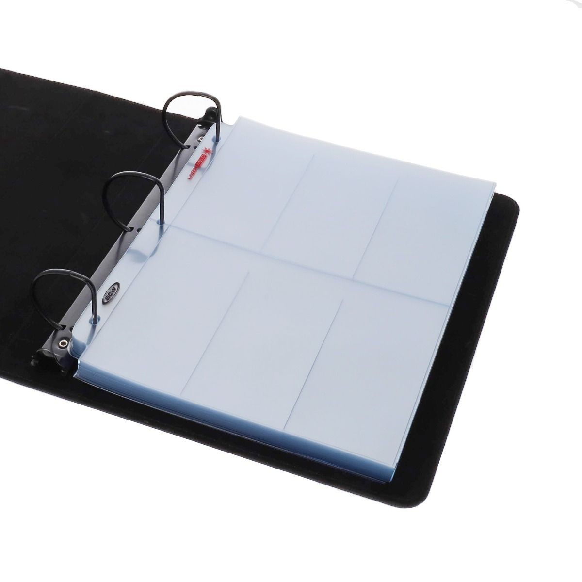 10 BCW Pro 6-Pocket Card Pages Sports Widevision Gameday Sheets Clear Protector