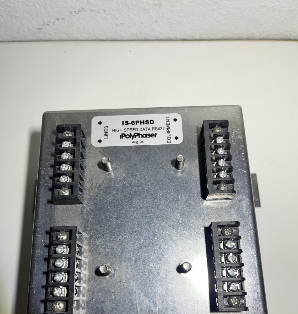 IS-6PHSD-POLYPHASER-HIGH SPEED NEW NEVER INSTALLED WITH INSTRUCTIONS HARDWARE