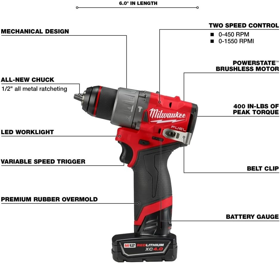 Electric - M12 Fuel. 2-Tool Combo KIT