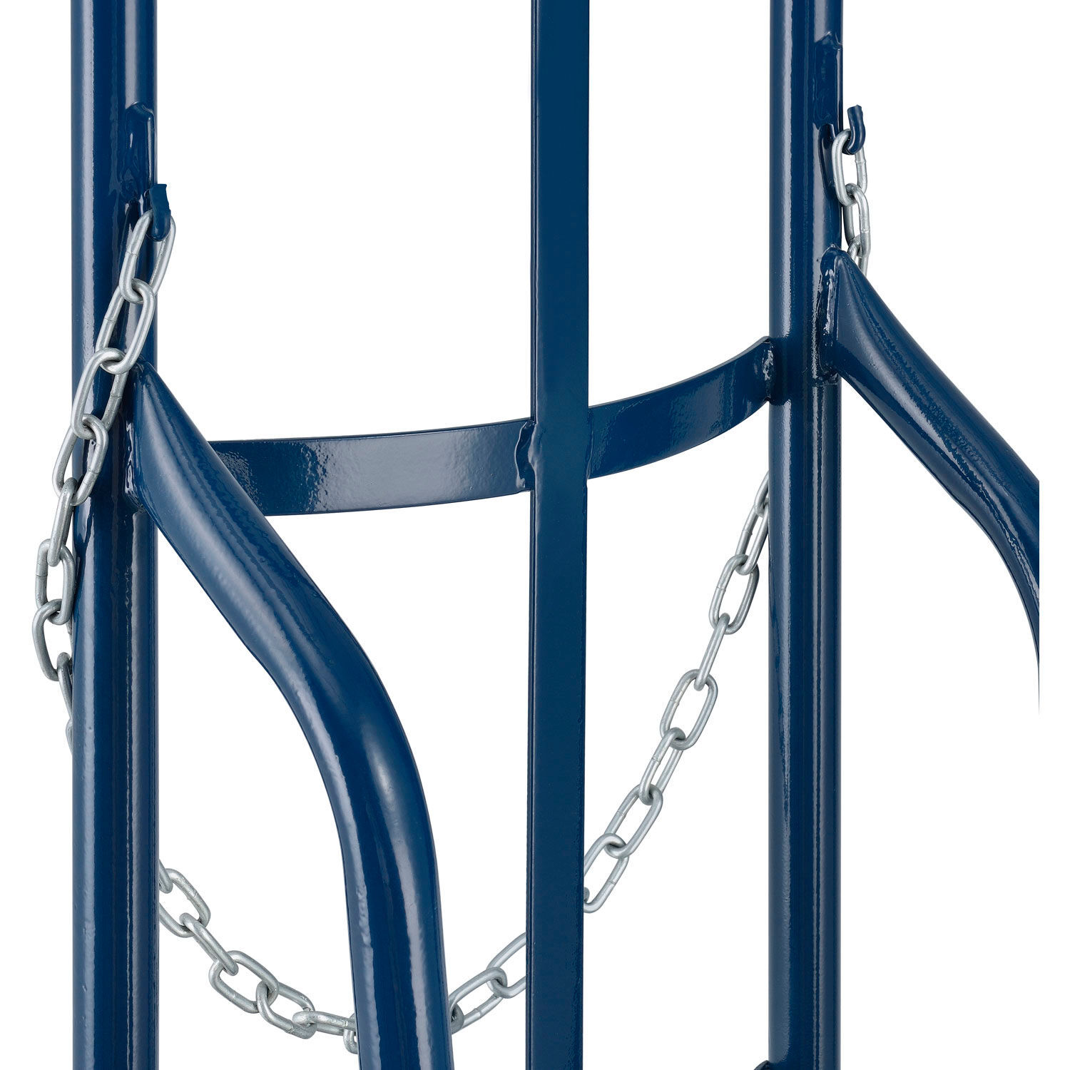 Single Cylinder Hand Truck with Curved Handle 10" Semi-Pneumatic Wheels 800 Lb.