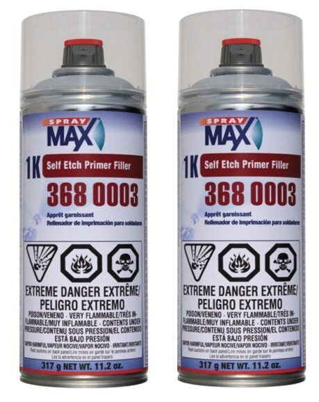 SprayMax 1k Self Etch Primer Filler 3680003 (2 Pack)