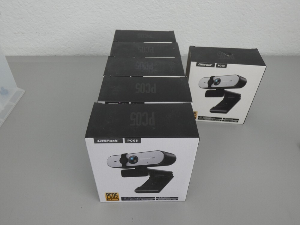 Campark PC05 2K Webcam w/Microphone, QHD Streaming Computer Camera w/ AutoFocus