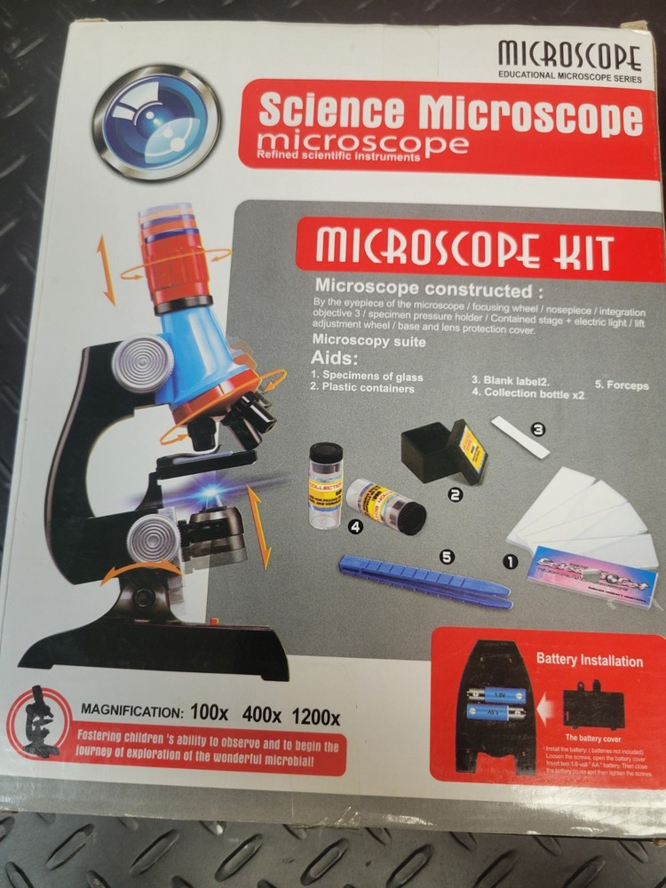 Science microscope kit