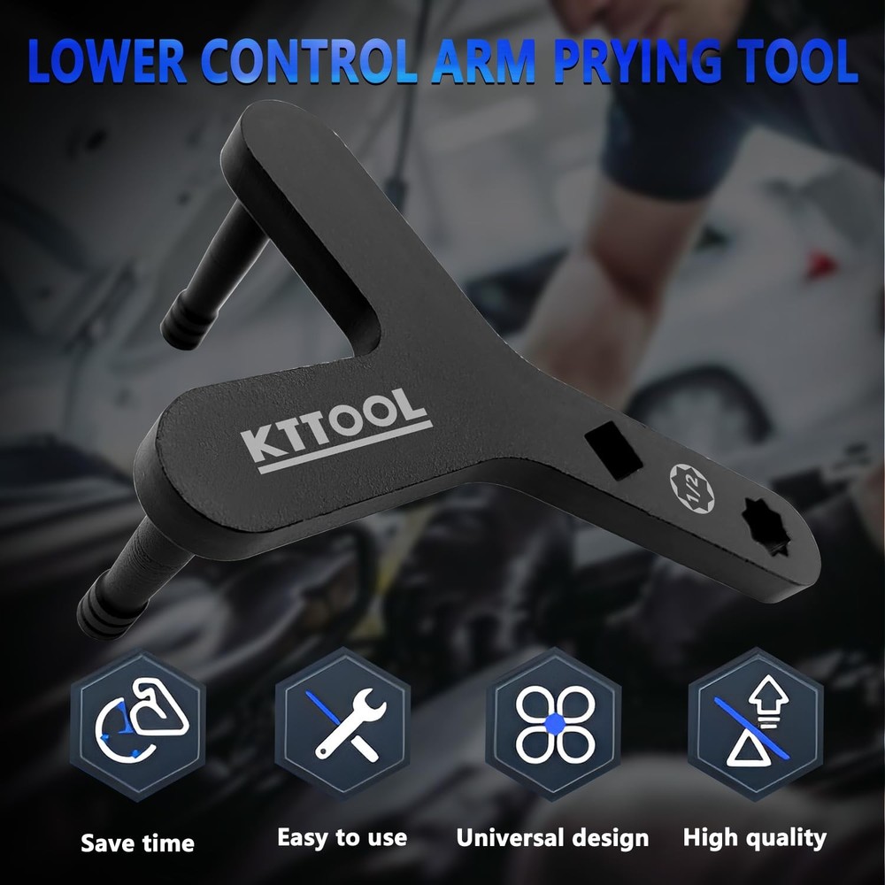KTTOOL New Lower Control Arm Prying Tool, Suspension Specialty Bushing Tool, ...