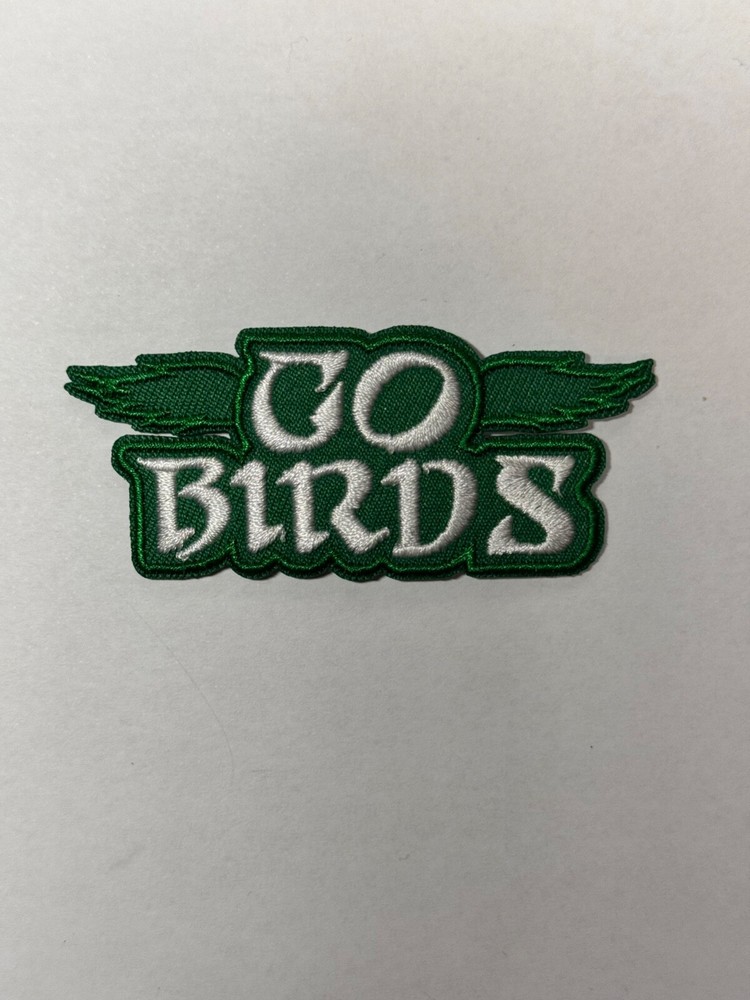 Go Birds Philly eagles iron on embroidered patch