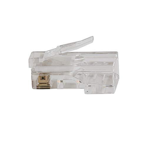 Klein Tools VDV826-729 Pass-Thru Modular Data Plug, RJ45 CAT6, Connectors