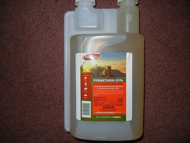 Martin's Permethrin 10% Control Solutions 1-Quart Flies Fleas Roaches
