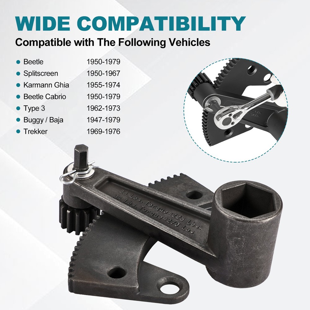 NEW Torque Leverage Tool for Classic Vw Bug/Volkswagen Beetle, 000133 Torque