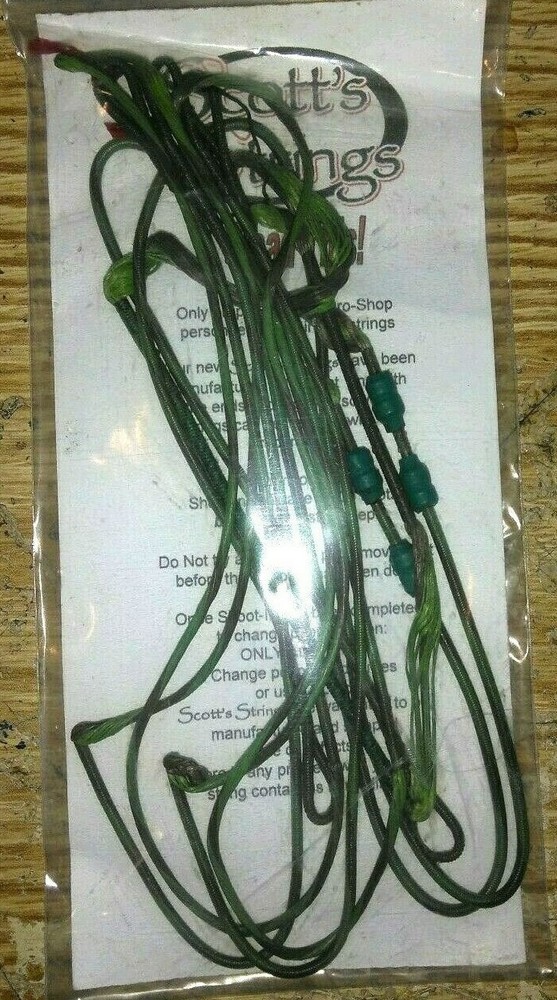 Bowtech Edge Archery Strings New Green Brown Full Set