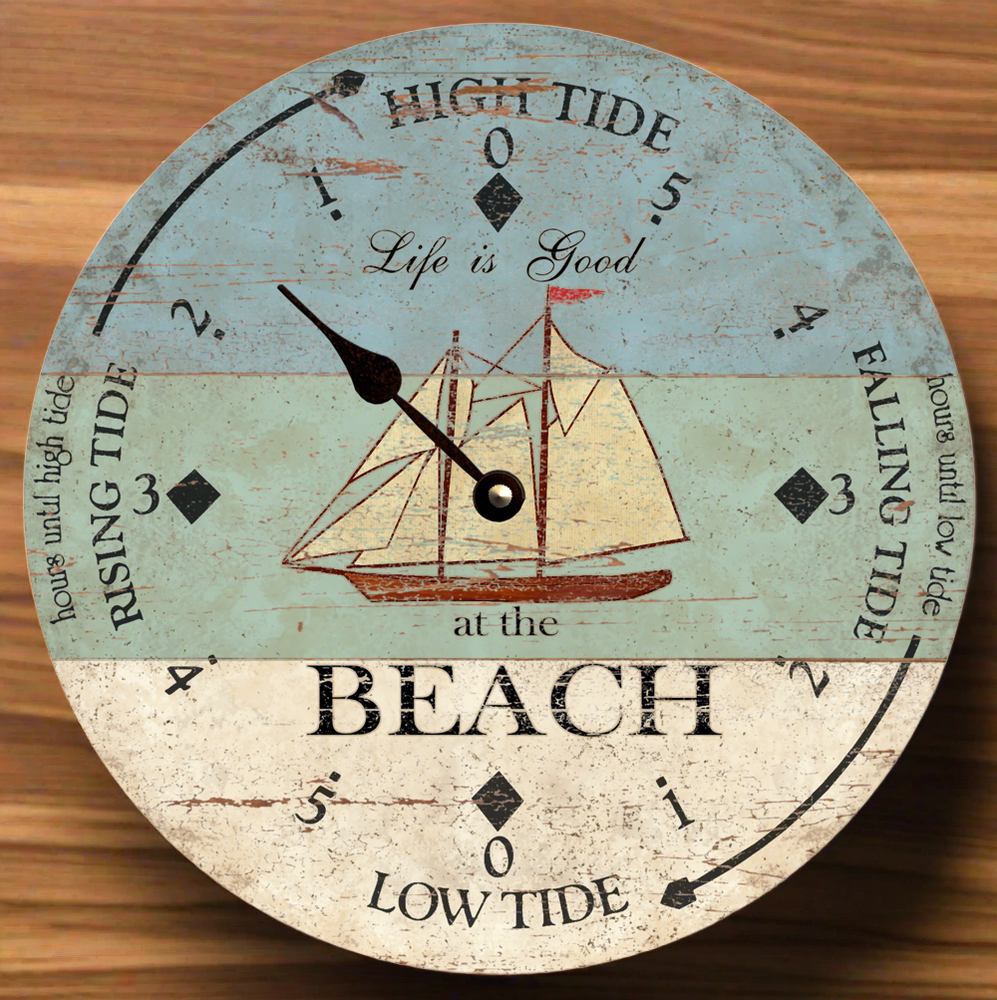 Tide Clock- Beach Tide Clock