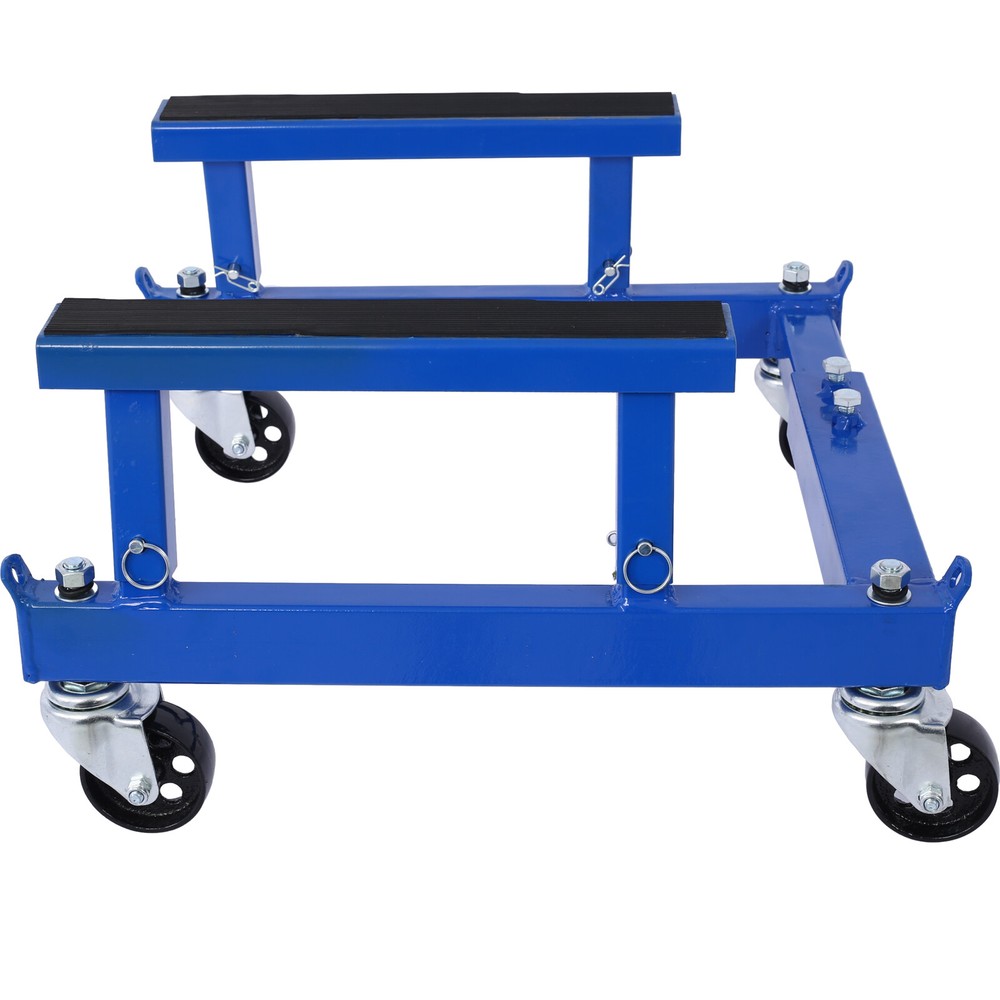 Motorcycle Engine Cradle Dolly 1500lbs ,blue