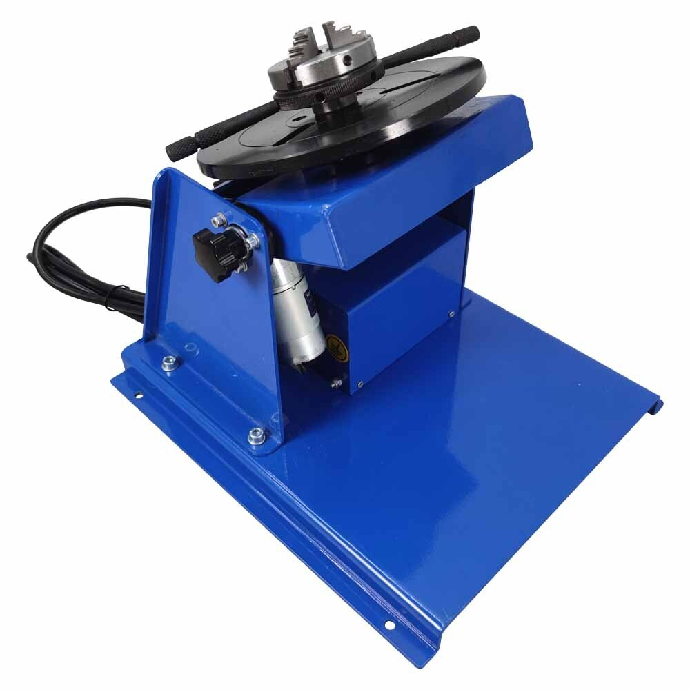 110V 65mm Chuck Welding Positioner Rotatable Stepless Speed Regulating Positione