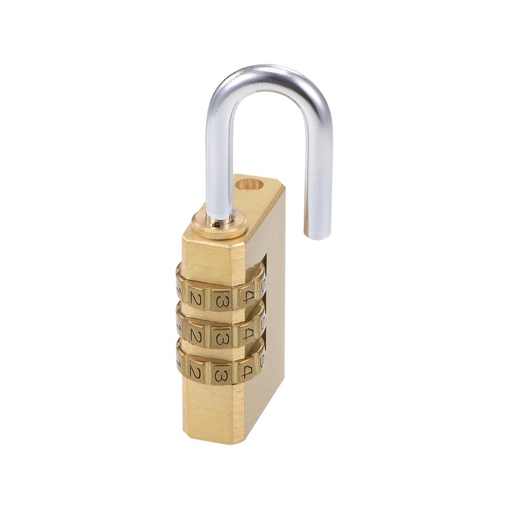 3 Digit Combination Lock Brass Locks 5mm Diameter Cricket