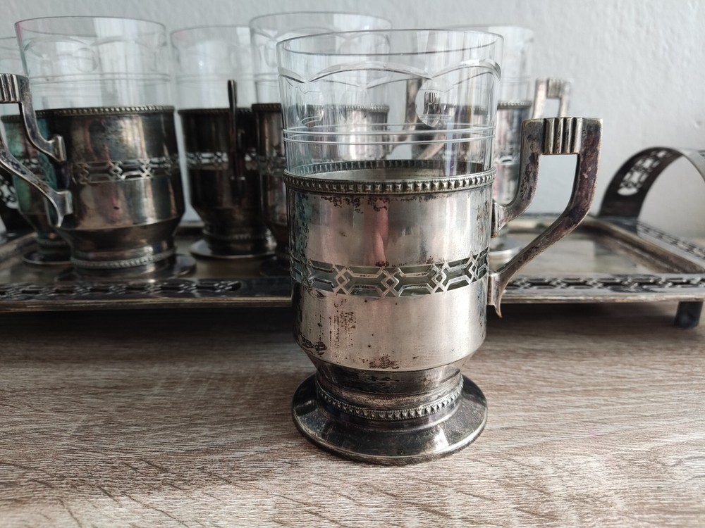 Silver-plated tea set Austro-Hungarian 1870-1910