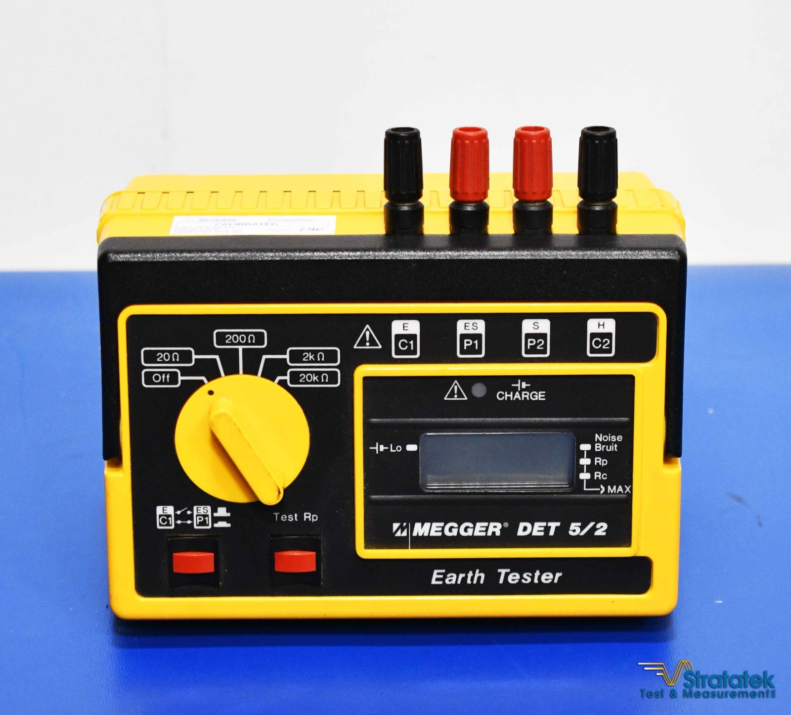 Megger DET 5/2 Earth Tester Earth Ground Resistance Meter NIST Calibrated
