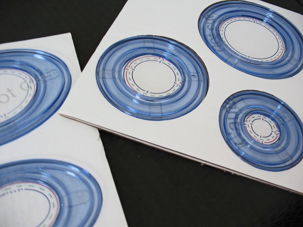 Creative Memories CustomCutting, mat blades, Ovals, Circles, Celestial Patterns.