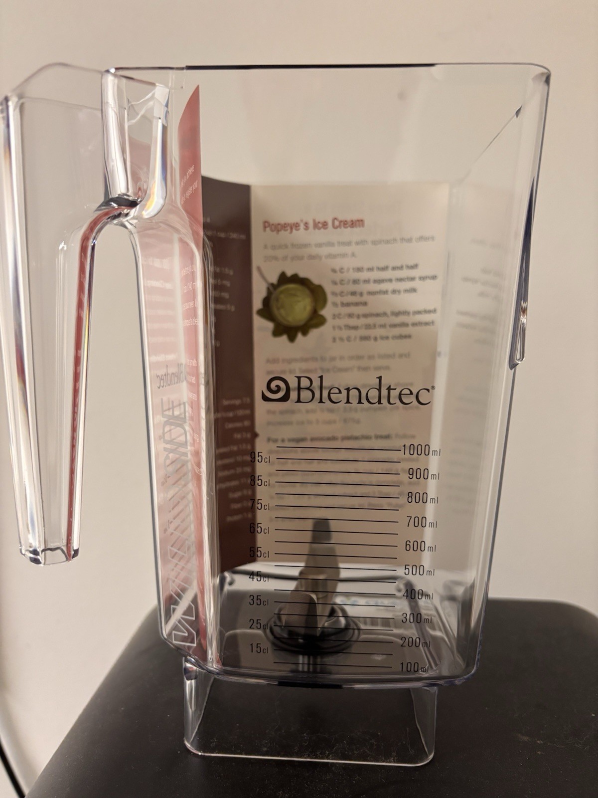 Blendtec WildSide 36oz Blender Jar & Lid Replacement Pitcher
