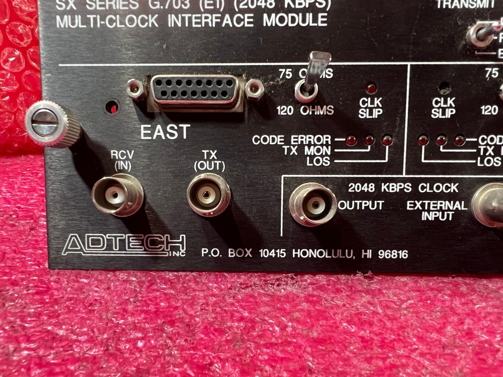 ADTECH SX/12 DATA LINK SIMULATOR INTERFACE MODULE