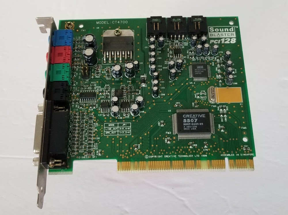 Creative Sound Blaster  PCI 128 Card CT4700