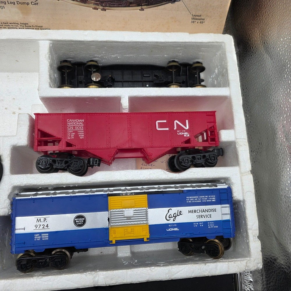 Vintage Lionel Train Set #6-1-383 UNTESTED