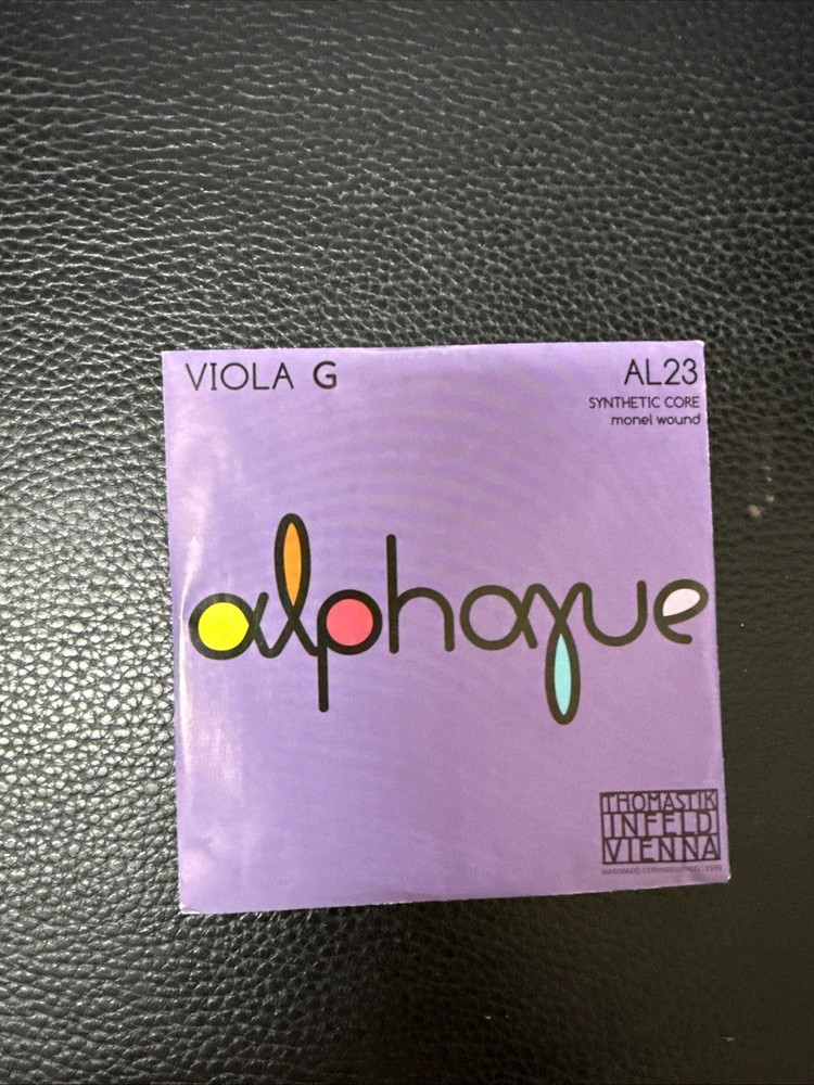 Alphayue 15.5"-16.5" Viola G String Synthetic Core Chrome Wound