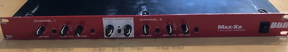 TESTED BBE MAX-X2 2 Way Stereo/2wayMono Crossover