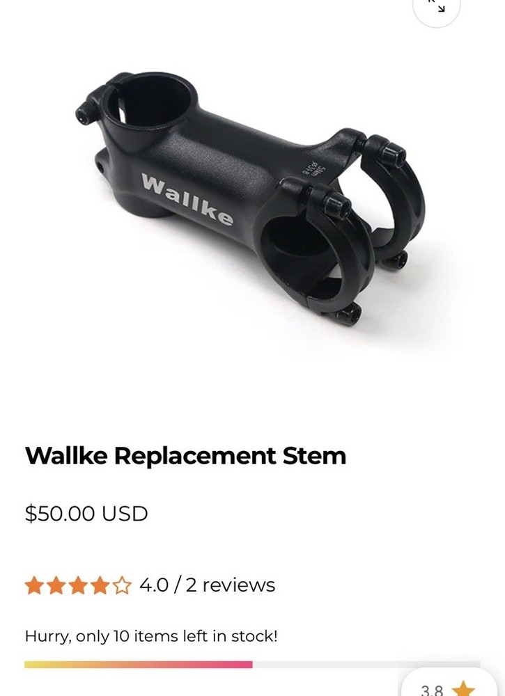 Wallke Replacement Stem