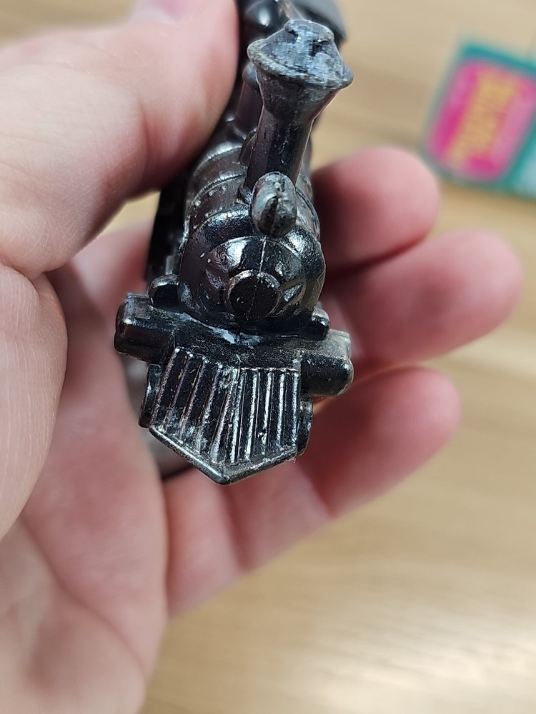 Train Engine Die Cast Antique Vintage Pencil Sharpener Complete