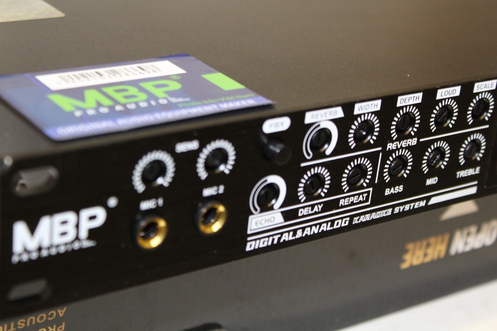 LX9 Professional KTV Digital Pre-stage Effector Anti-howling Audio Processor USB