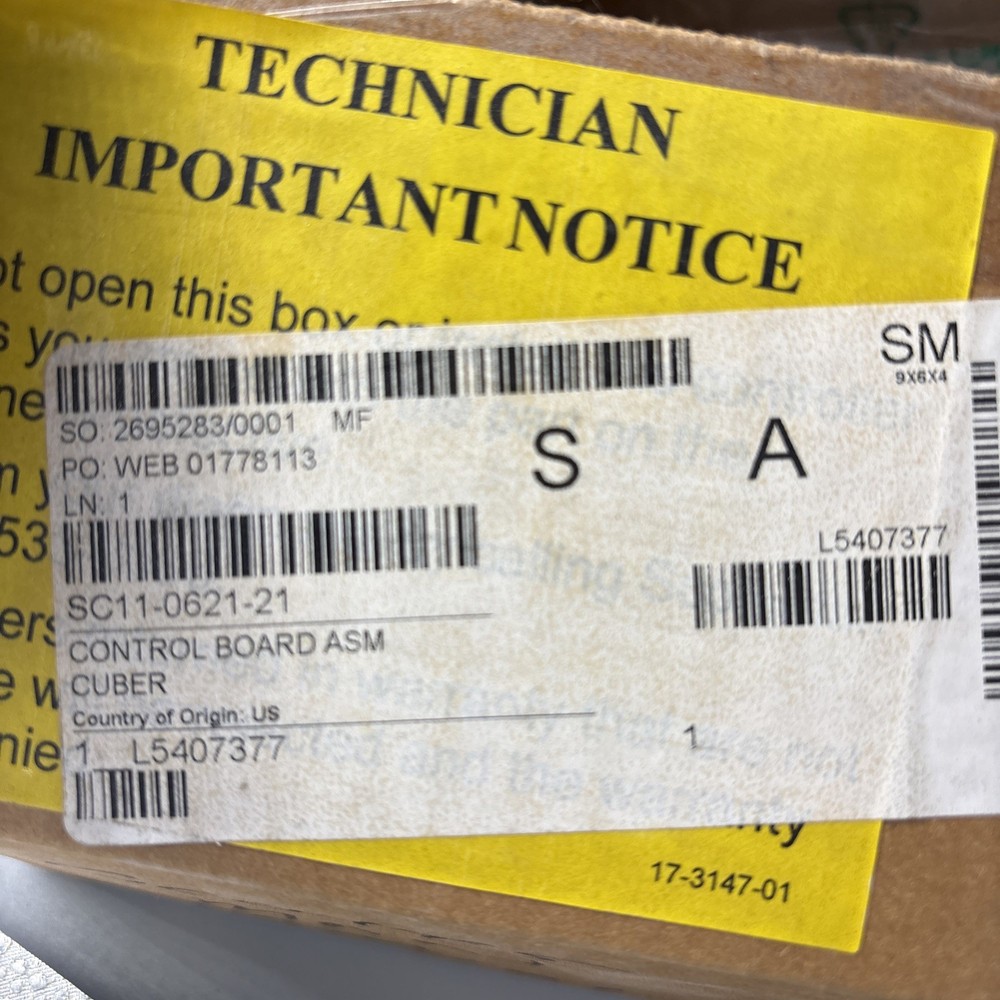 Scotsman SC11-0621-21 Control Board ASM