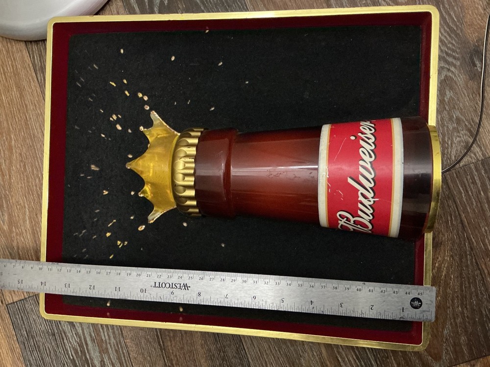 2005 bubweiser lighted fiber optic beer carbonation spray working