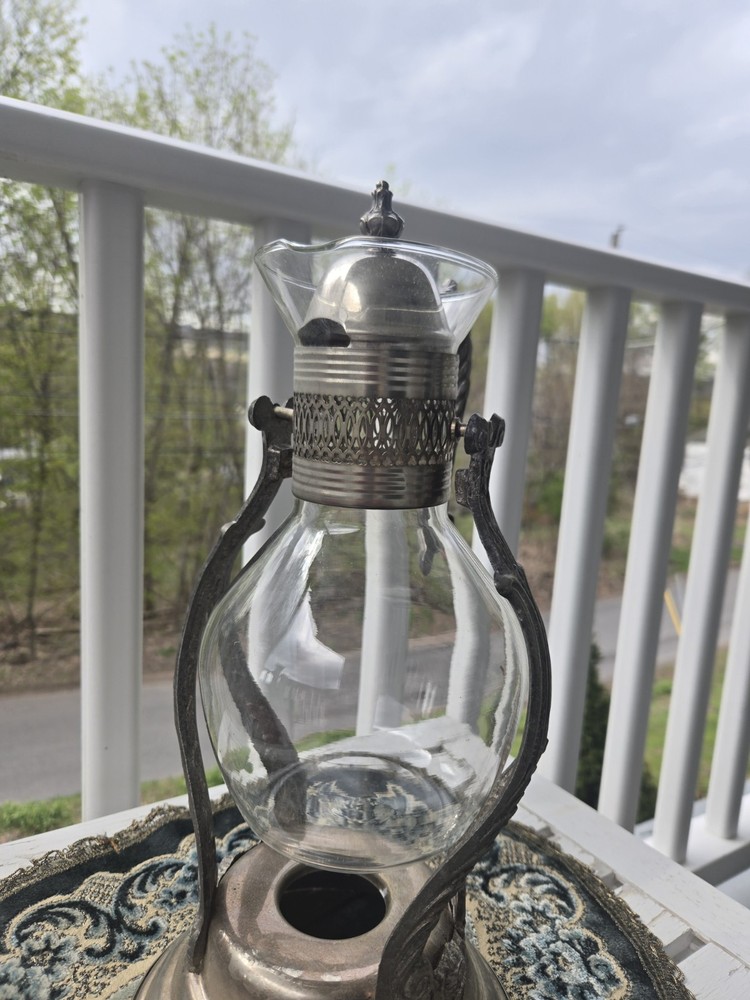 Vintage Coffee or Tea Carafe with a Warming stand Swings