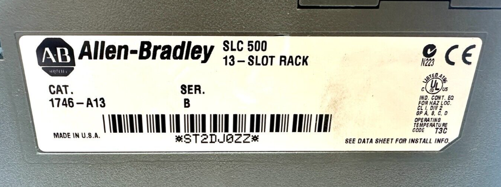 Allen Bradley 1746-A13 PLC Rack