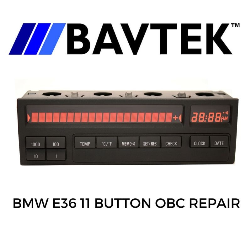 BMW E36 8 11 BUTTON ON BOARD COMPUTER (OBC) 318i 328is M3- PIXEL REPAIR SERVICE