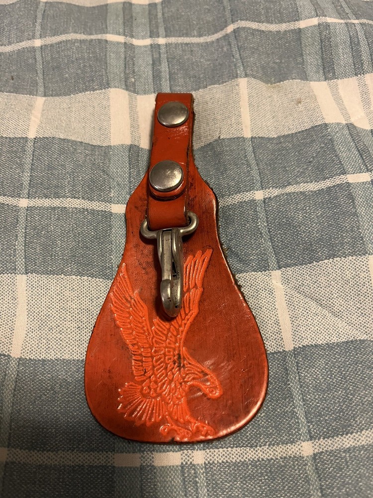 Vintage Eagle  Leather Key Holder-T