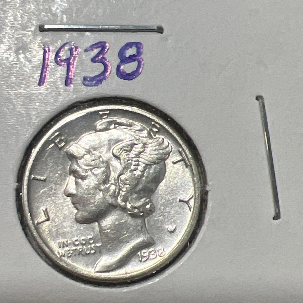 1938 Mercury Dime - Uncirculated Gem🔥🔥