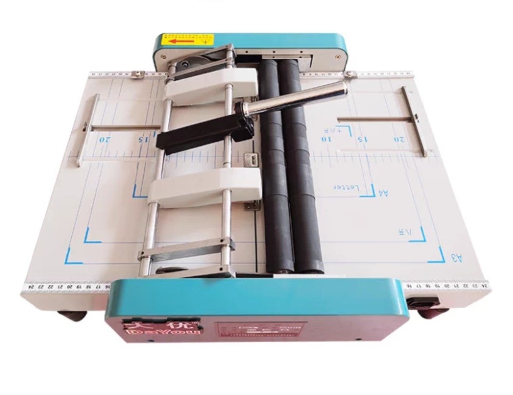 Electric Folder Folding Machine Saddle Stitcher Stapler Binding Machine