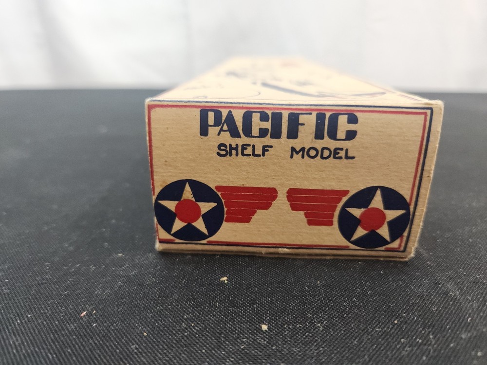 Vintage Balsa model plane kit Pacific Shelf Model Seversky P35 solid body model
