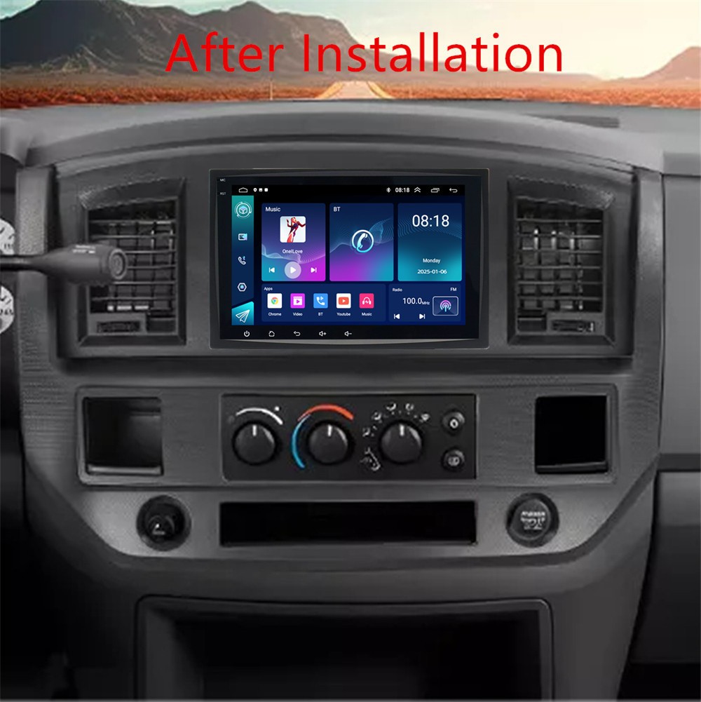 Touch Screen Car MP5 Player Mirror Link SWC USB Fit For 2006-2010 Dodge Caliber