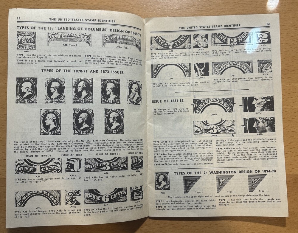 1959 The Stamp Finder US Stamp Identifier How to Collect Postage Stamps Booklet