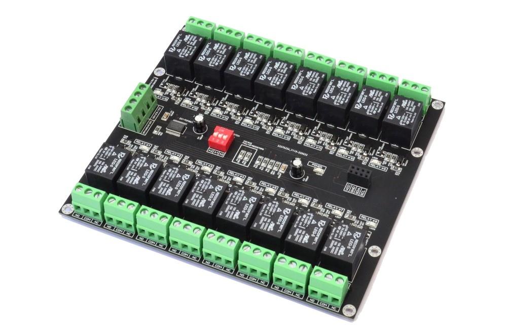 16 Channel I2C Interface Electromagnetic Relay Module for Arduino R... Fast Ship