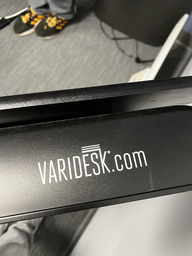 4 Total Varidesk Cube Plus 40 Adjustable, Standing Desks all used.