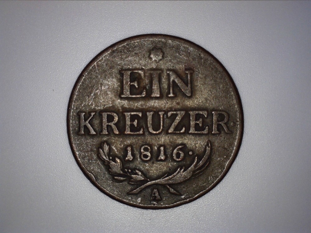 1816A Austria 1 Kreuzer