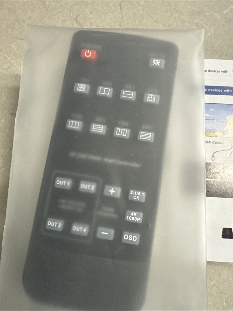 Video Wall Controller 12 Mode HDMI/USB-C 4K Input TV Wall Controller/Proces 2x2