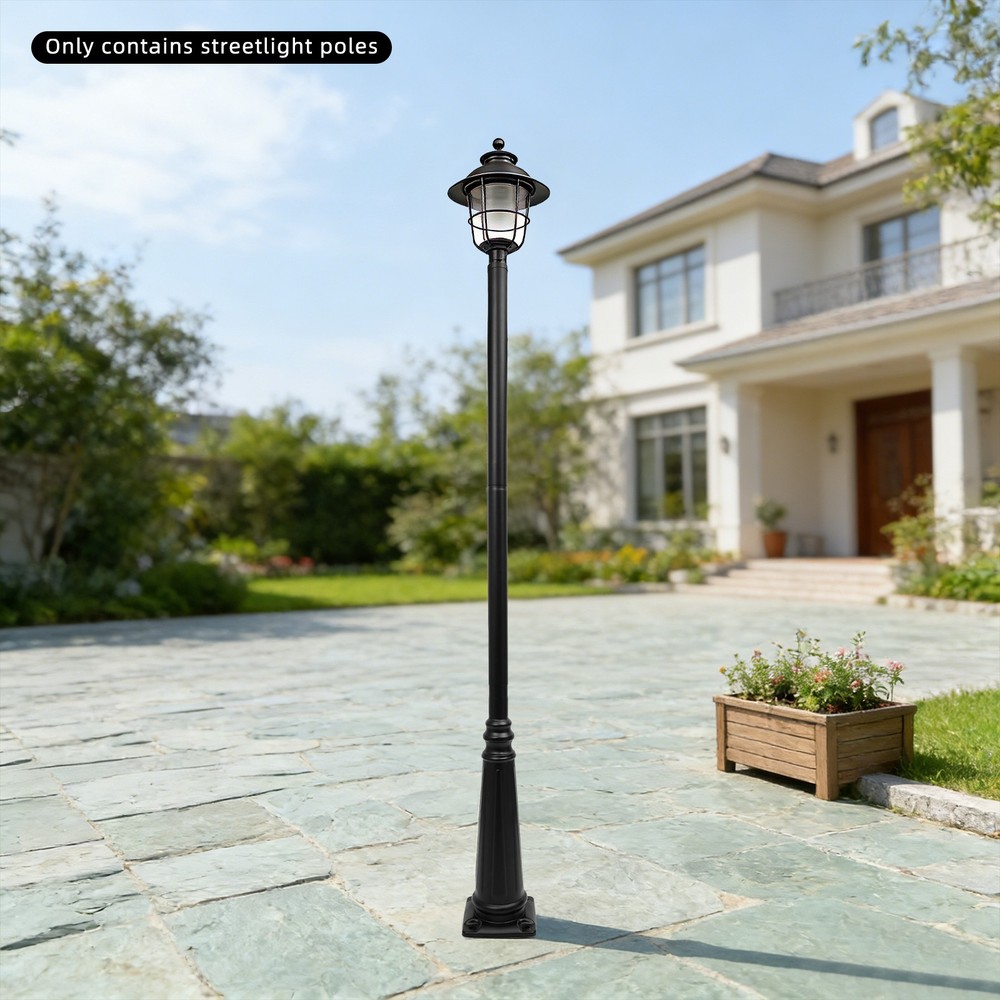 Light Post Split-Type Light Post Outdoor Light Post For Sidewalks, Driveways