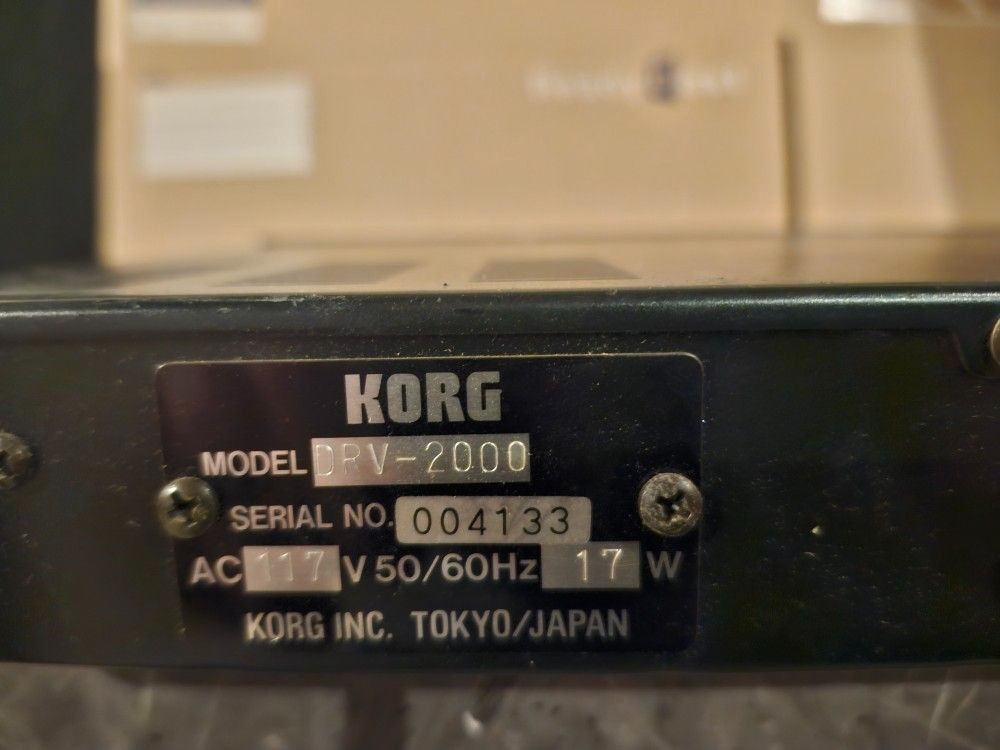 KORG DRV-2000 Digital Reverb